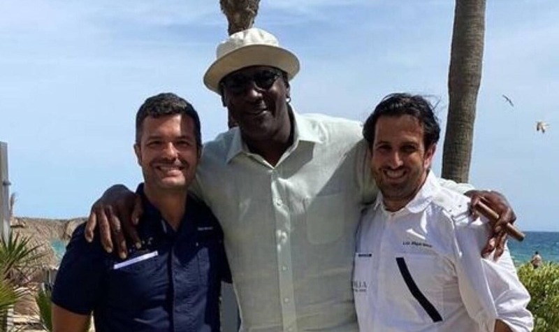 NBA icon Michael Jordan makes a brief visit to Marbella.